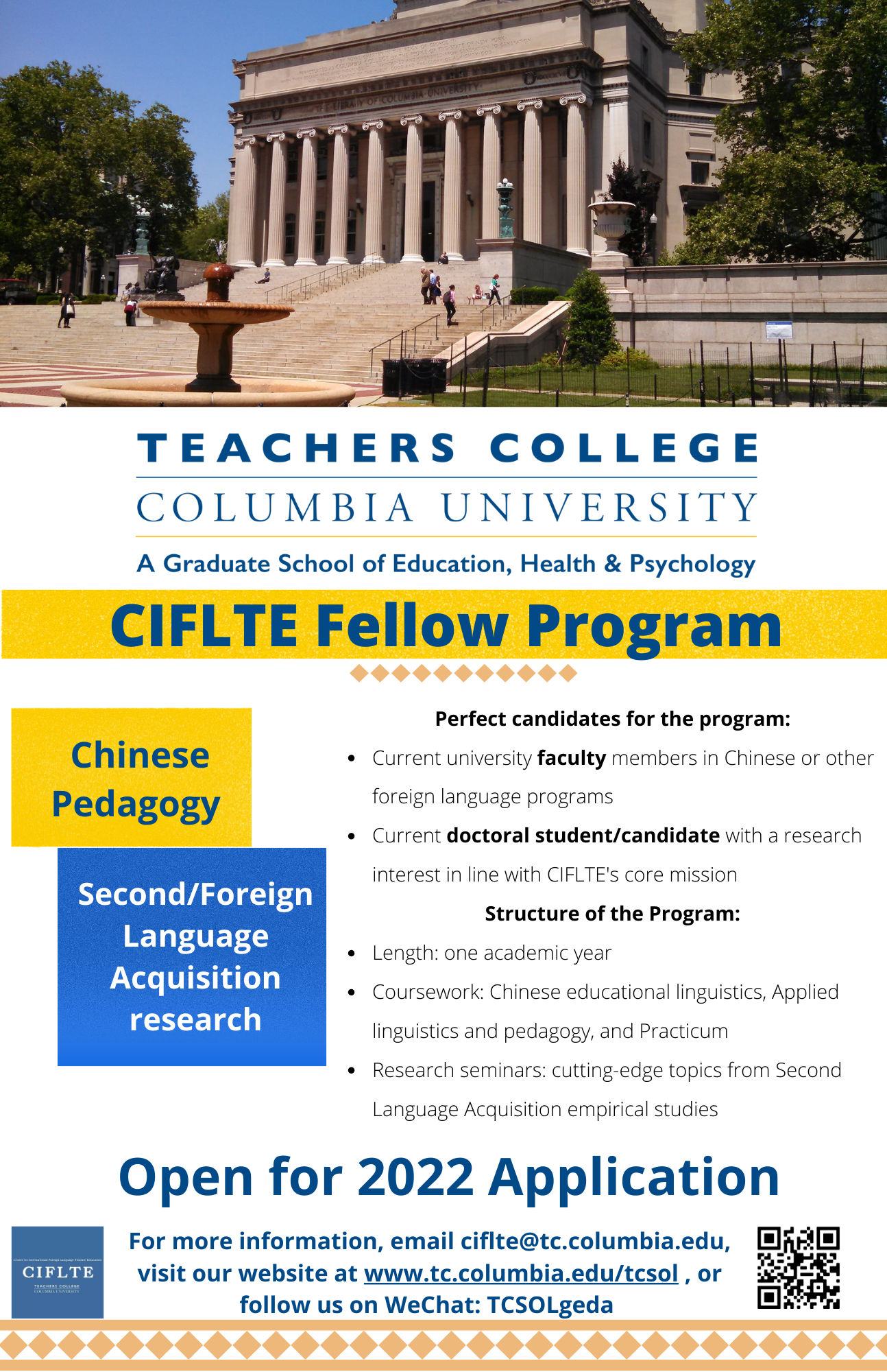 CIFLTE Fellow Program